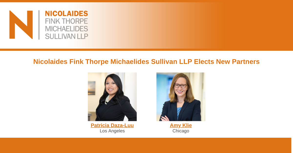 Nicolaides Fink Thorpe Michaelides Sullivan LLP | Nicolaides Fink ...