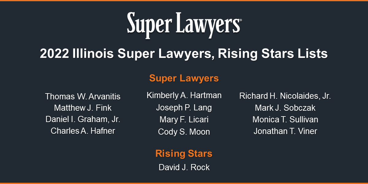13 Attorneys Named to 2022 Illinois Super Lawyers, Rising Stars Lists